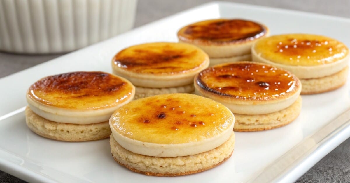 crème brûlée cookies