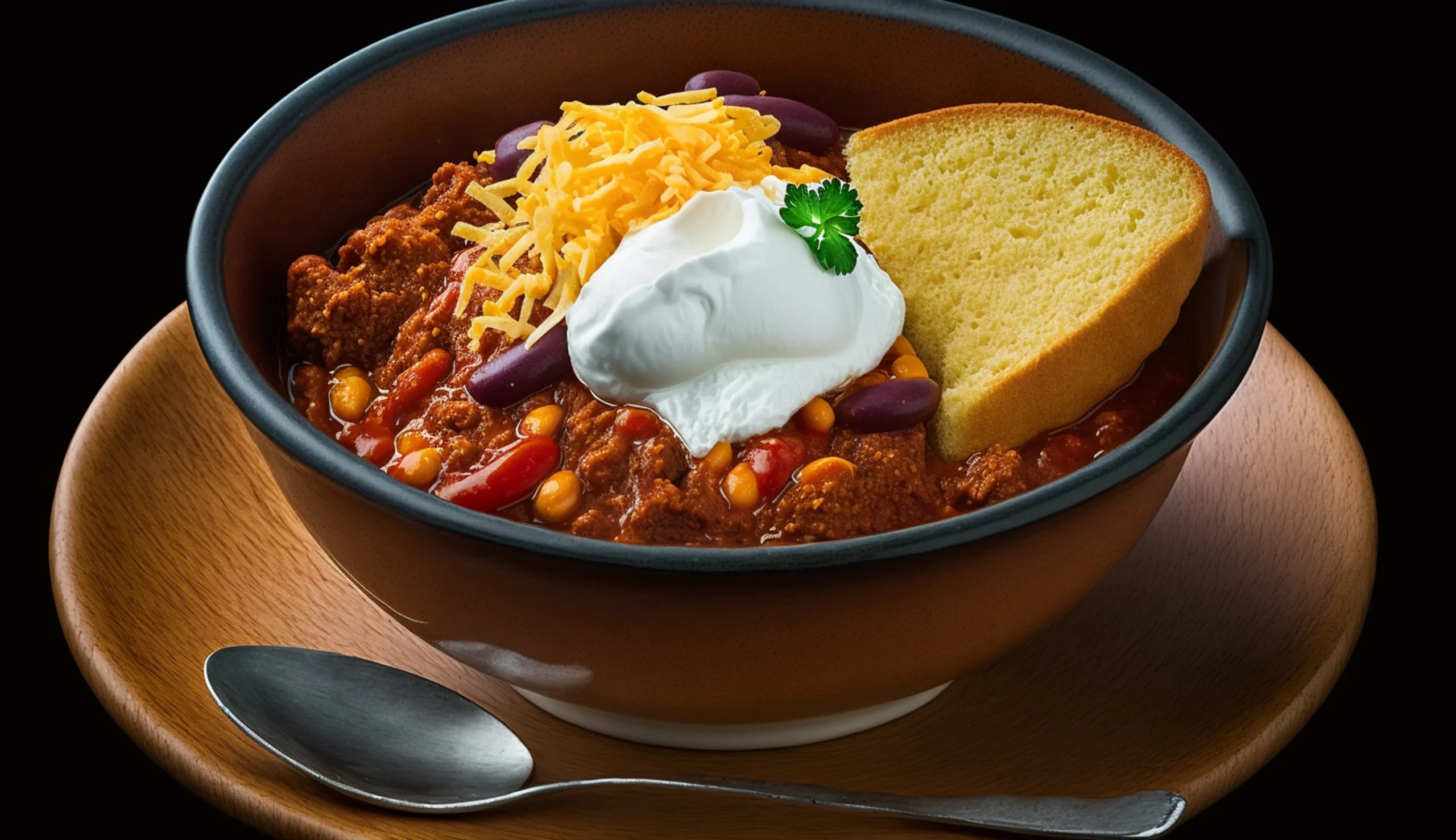 Chili with Enchilada Sauce and Ground Beef Recipe