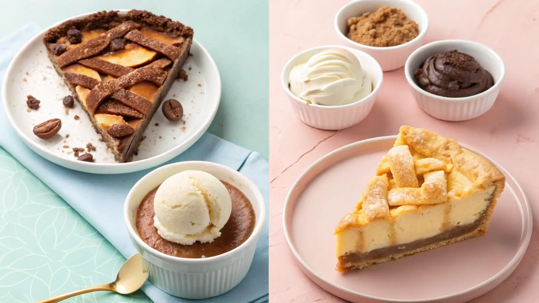 What are the 9 common desserts?