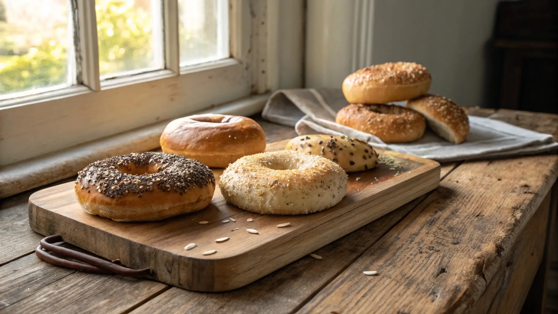 What are the healthiest bagels to eat?