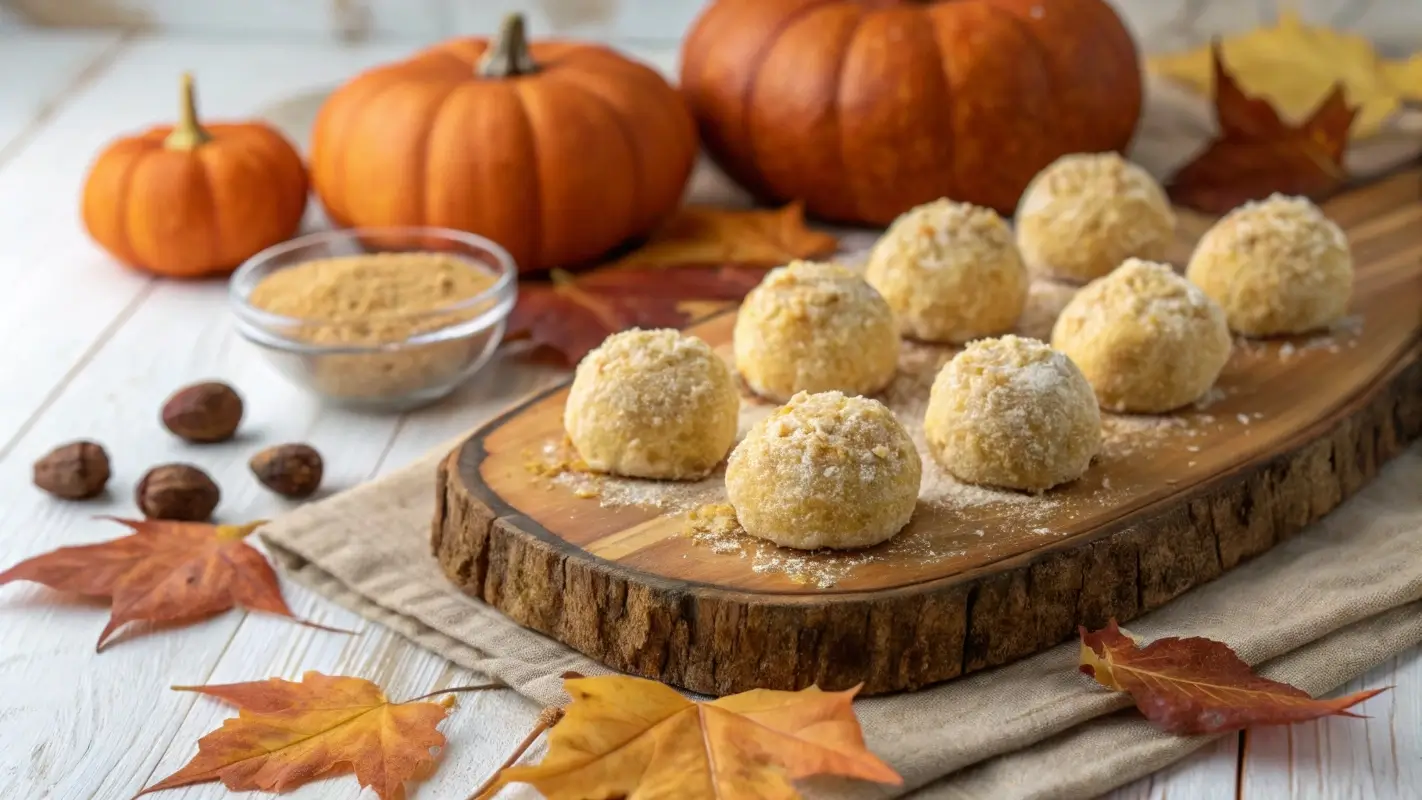 no bake pumpkin cheesecake balls