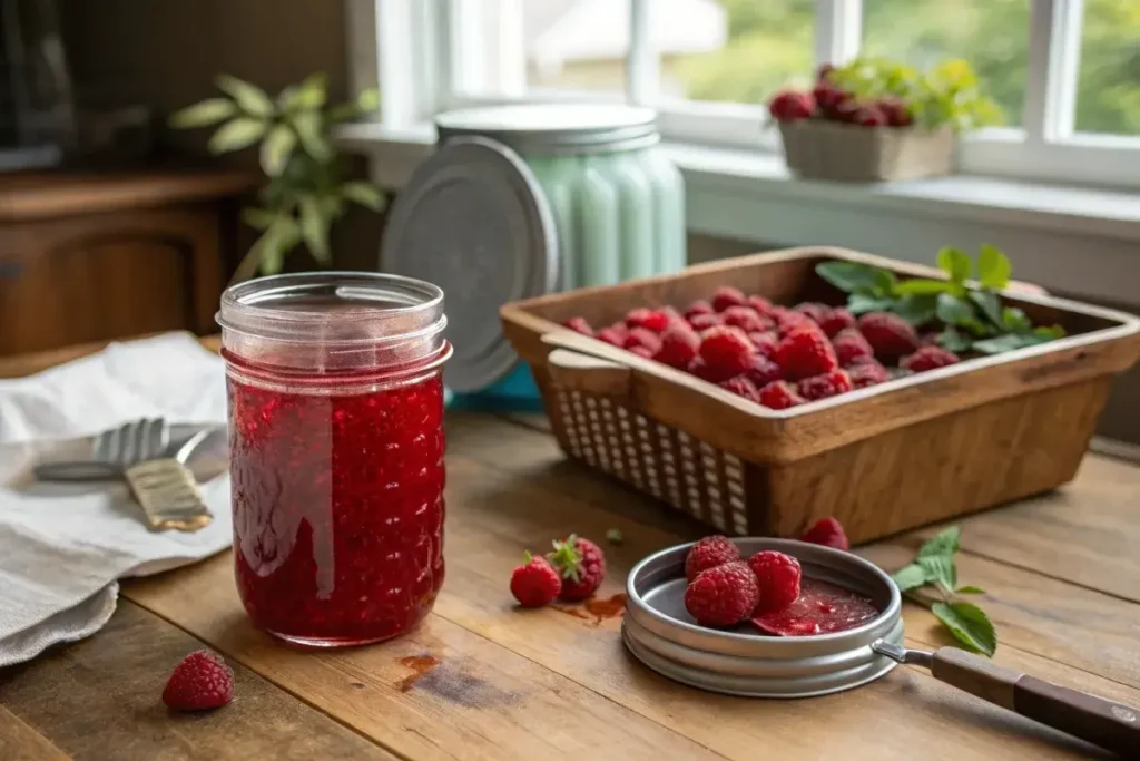 How much raspberries to make jelly?