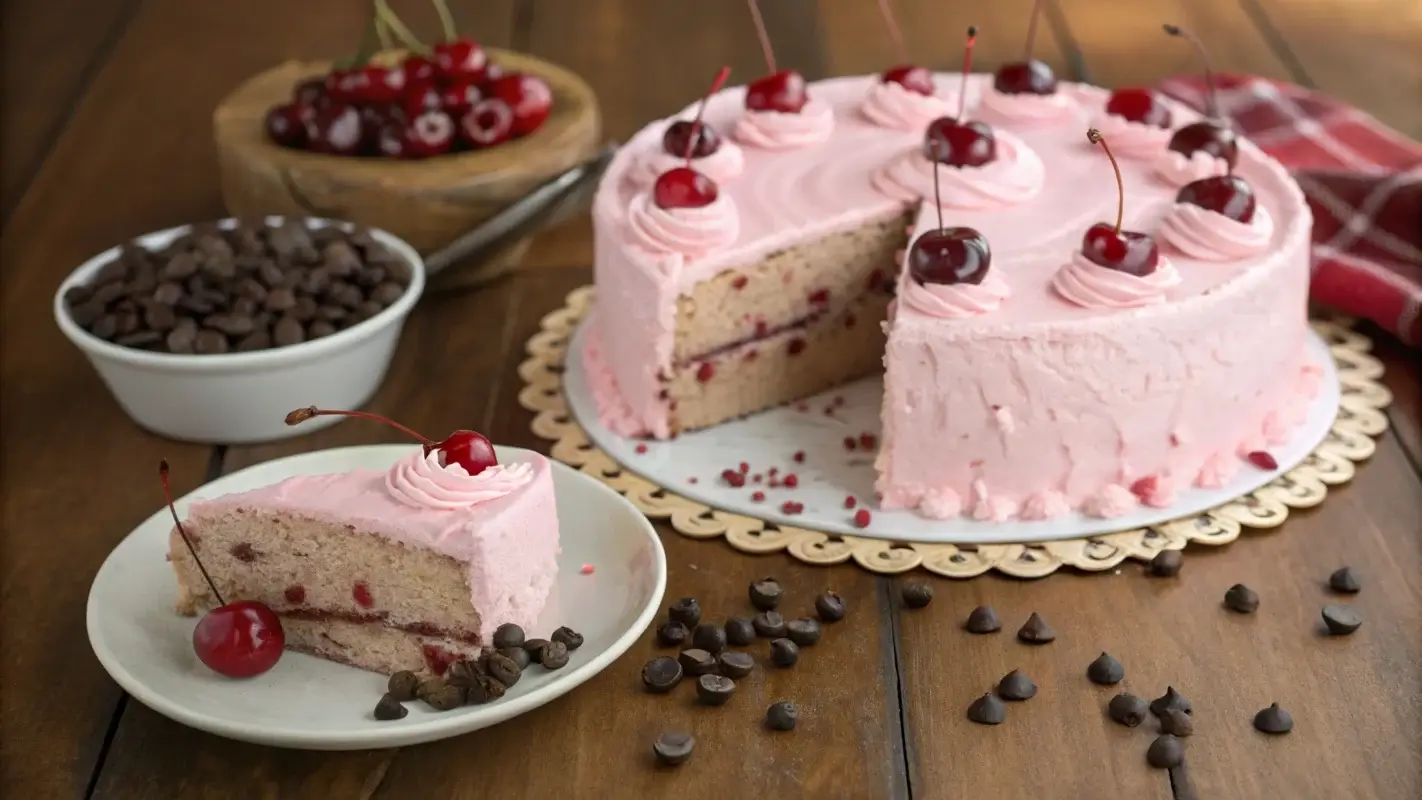 cherry chip cake