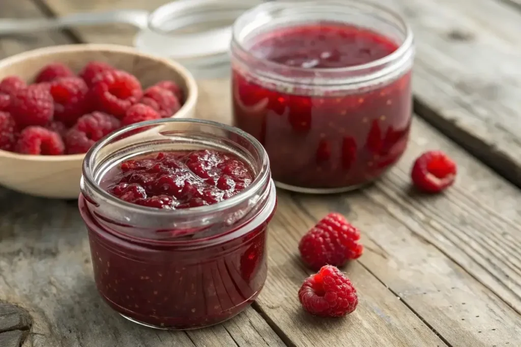 How do you get the seeds out of raspberries for jelly?