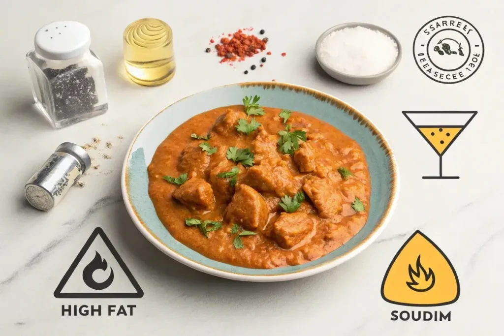 Is butter chicken healthy or unhealthy?