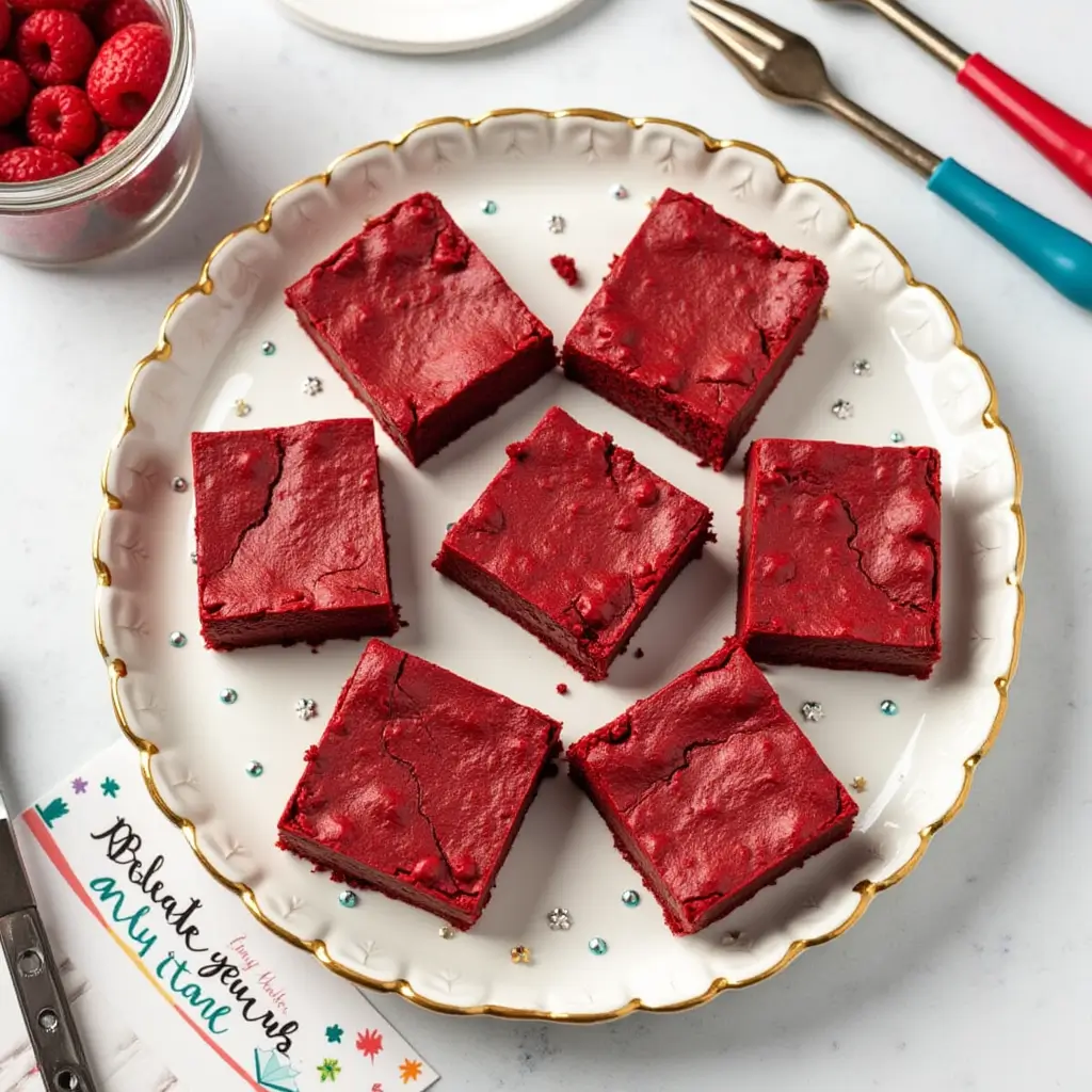 red velvet cheesecake brownies