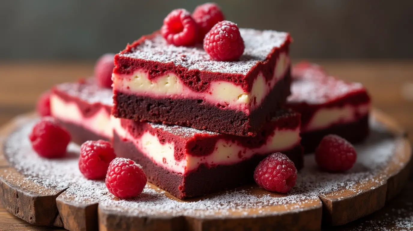 red velvet cheesecake brownies