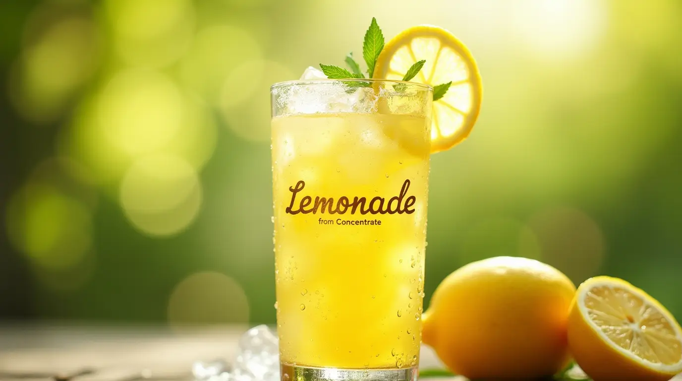 What does lemonade from concentrate mean?