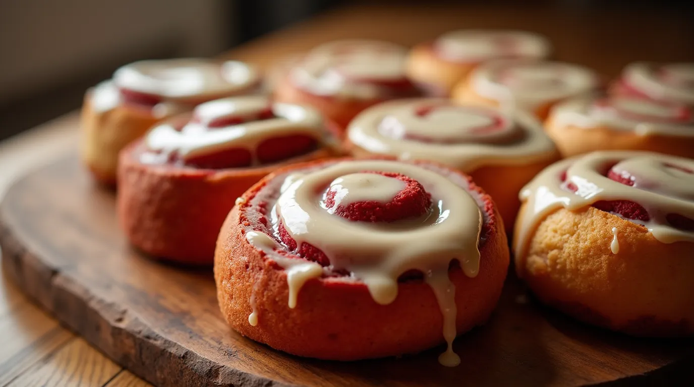 Red Velvet Cinnamon Rolls