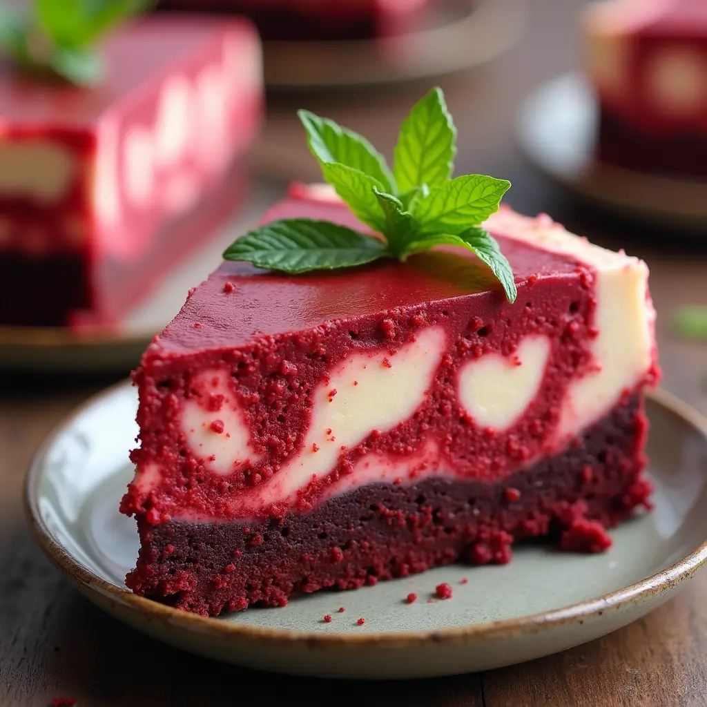 red velvet cheesecake brownies