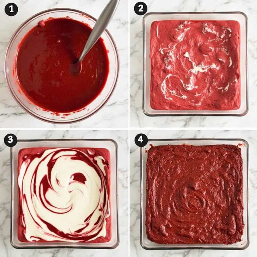 red velvet cheesecake brownies