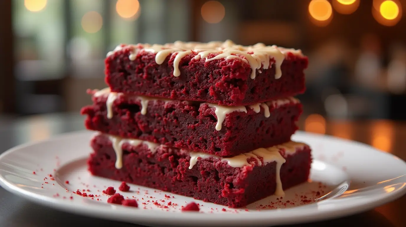 red velvet brownies