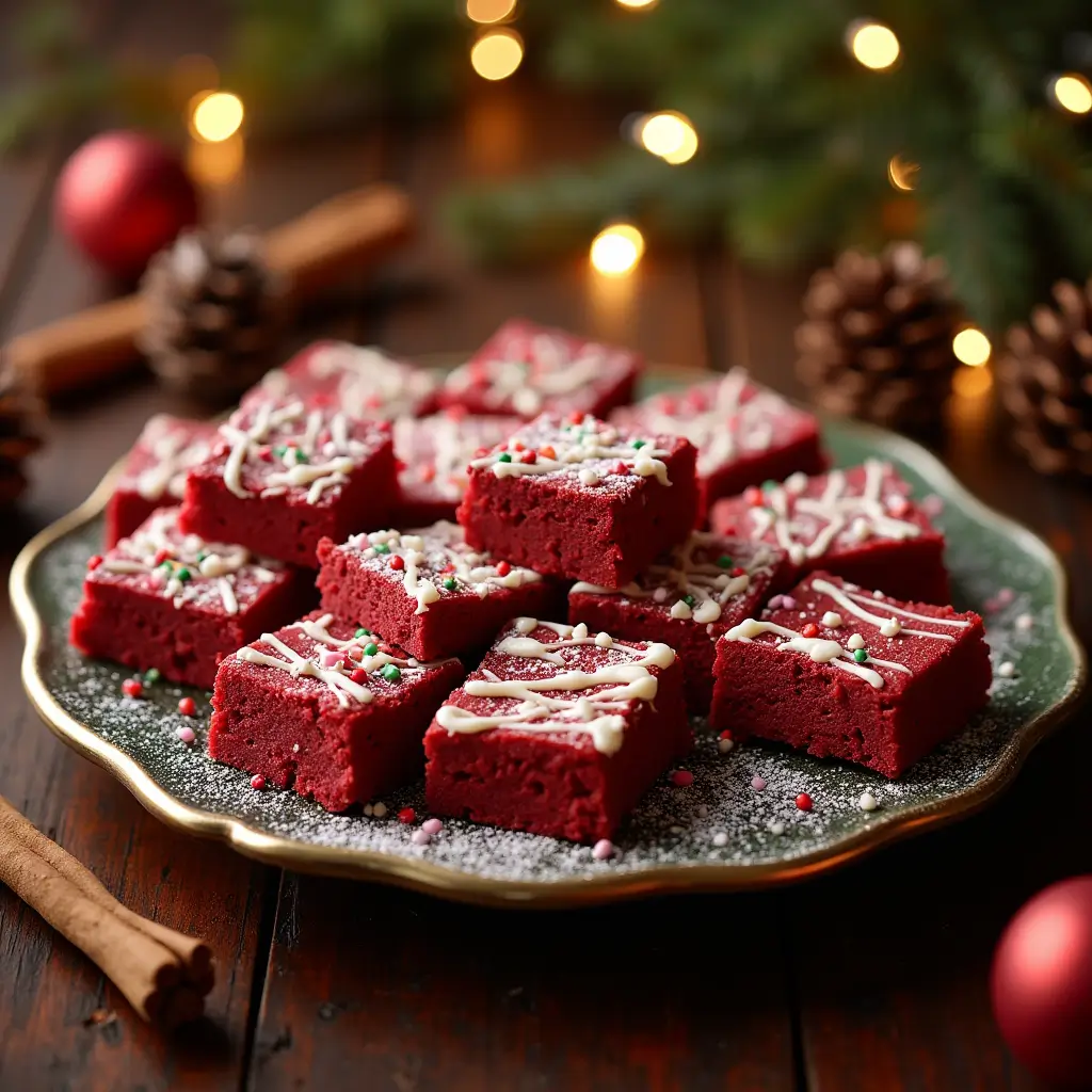 red velvet brownies