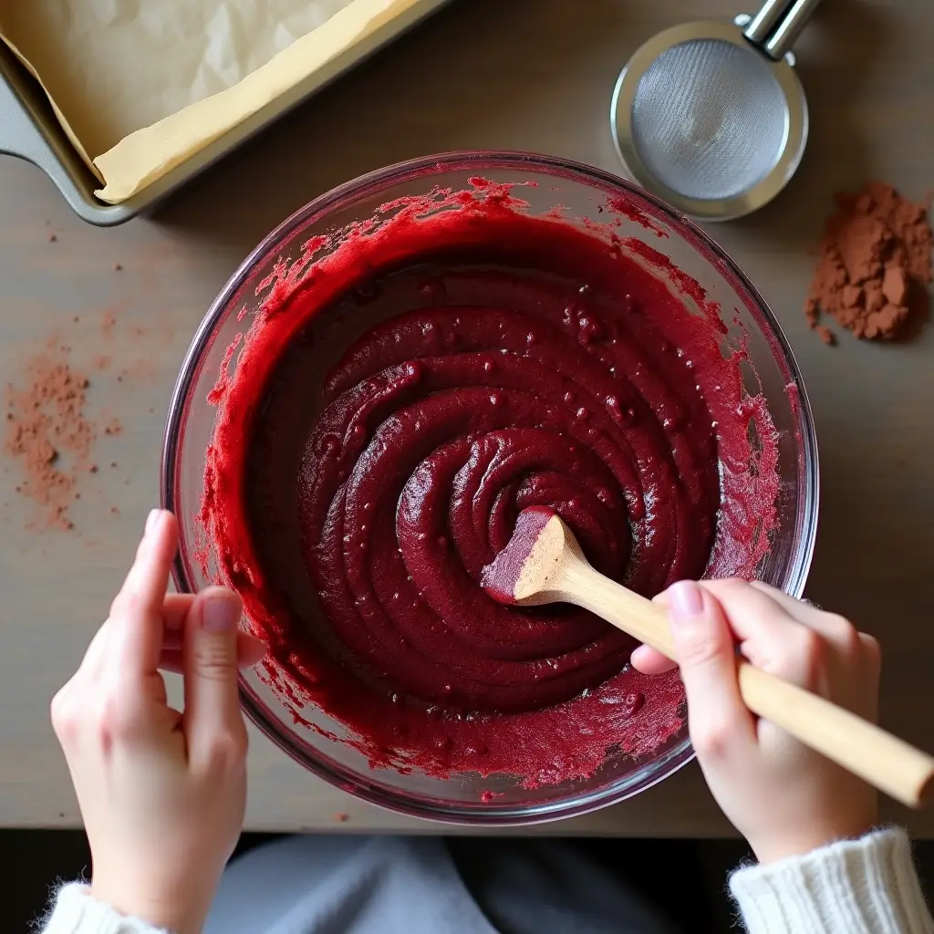 red velvet brownies