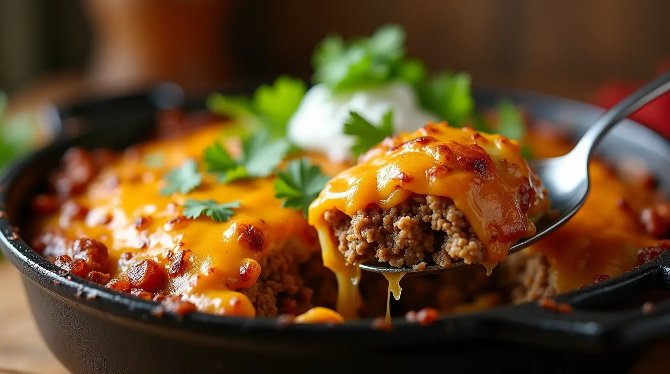 taco potato casserole