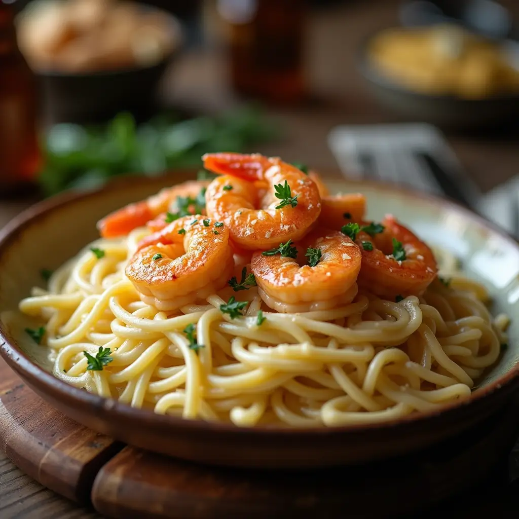 cajun shrimp pasta alfredo