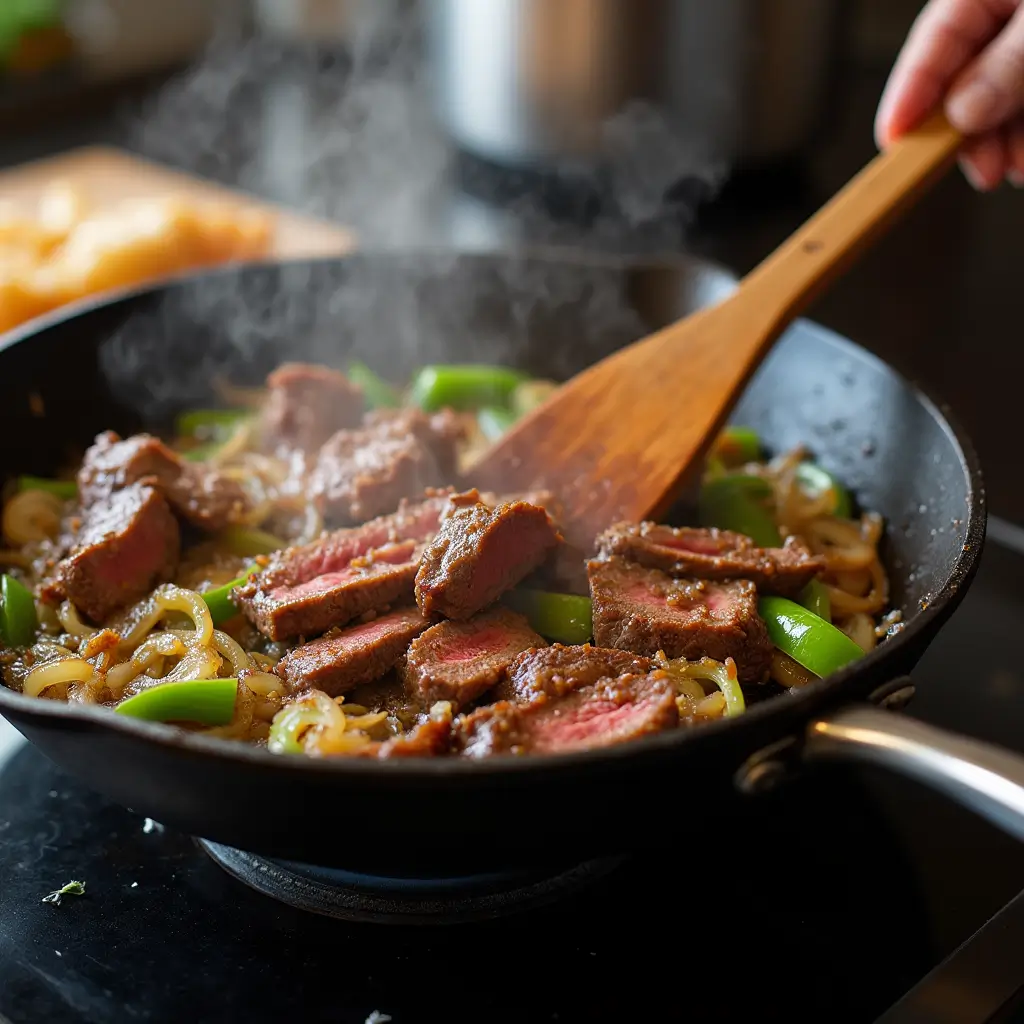 philly cheesesteak pasta